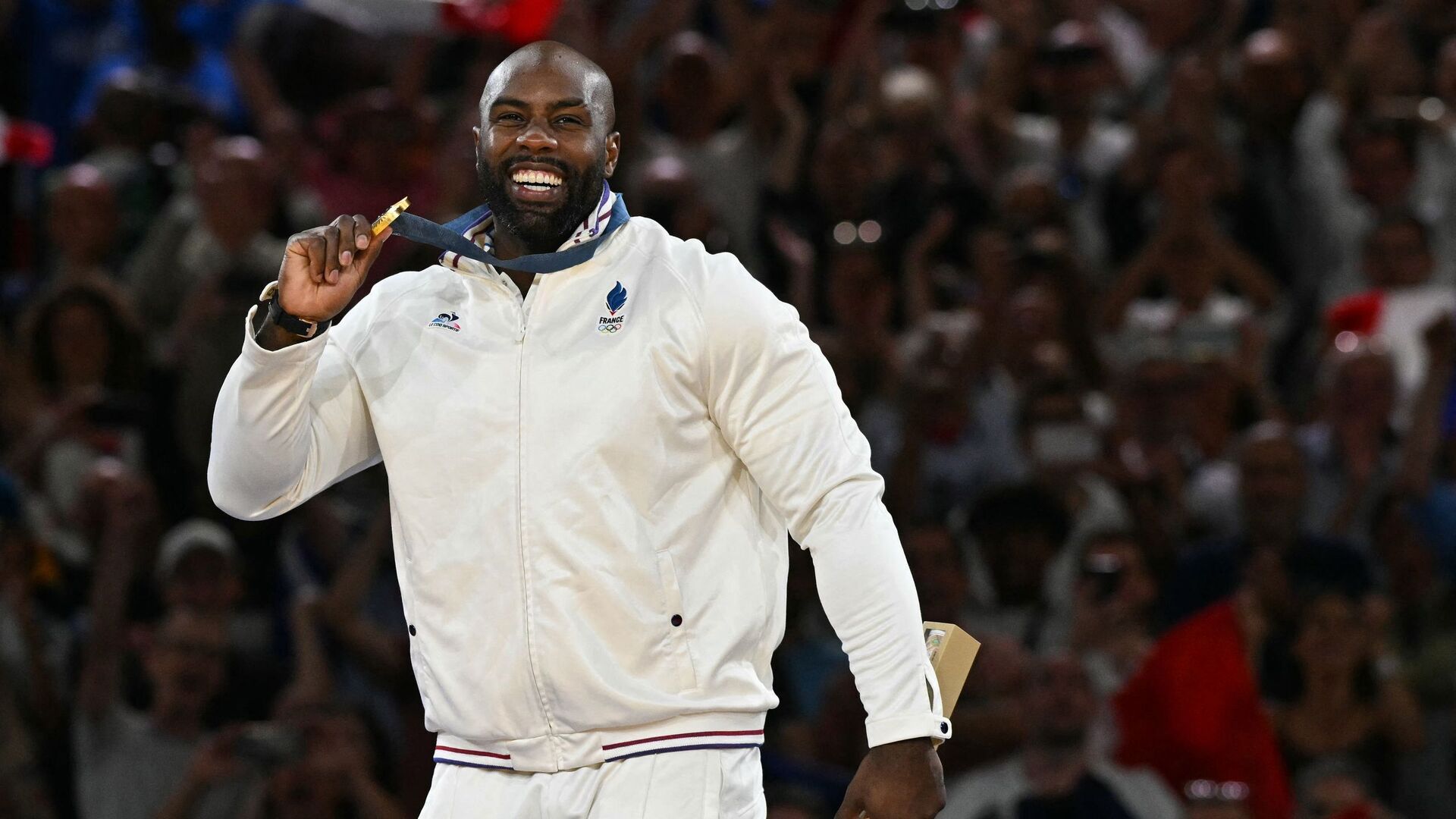 Teddy Riner, champion olympique à Paris 2024